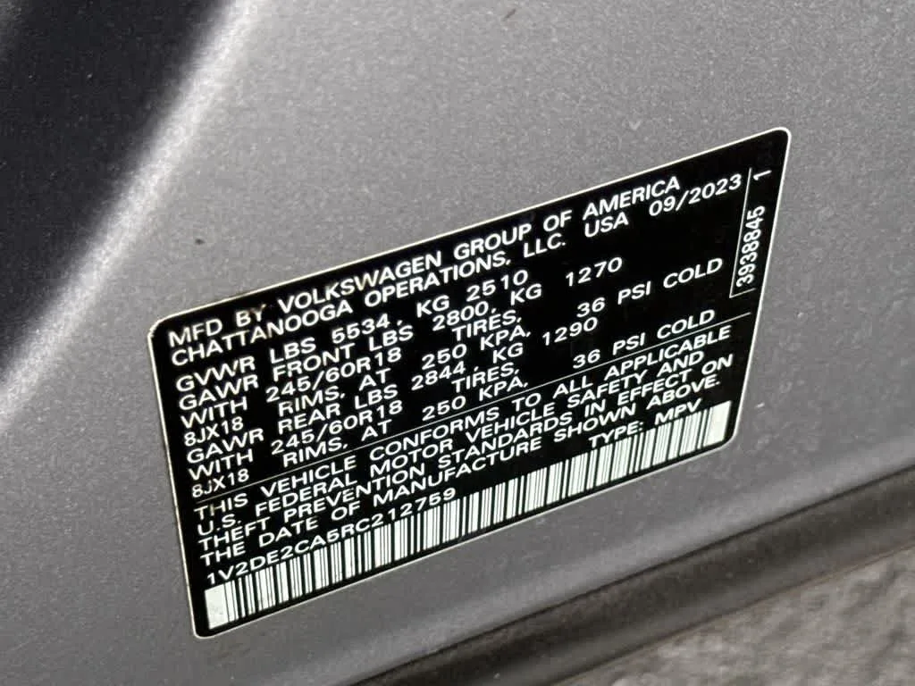 2024 Volkswagen Atlas Cross Sport 2.0T SE photo 29