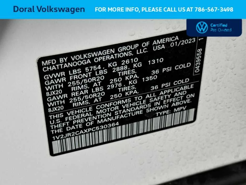 2023 Volkswagen Atlas 3.6L V6 SE w/Technology photo 29