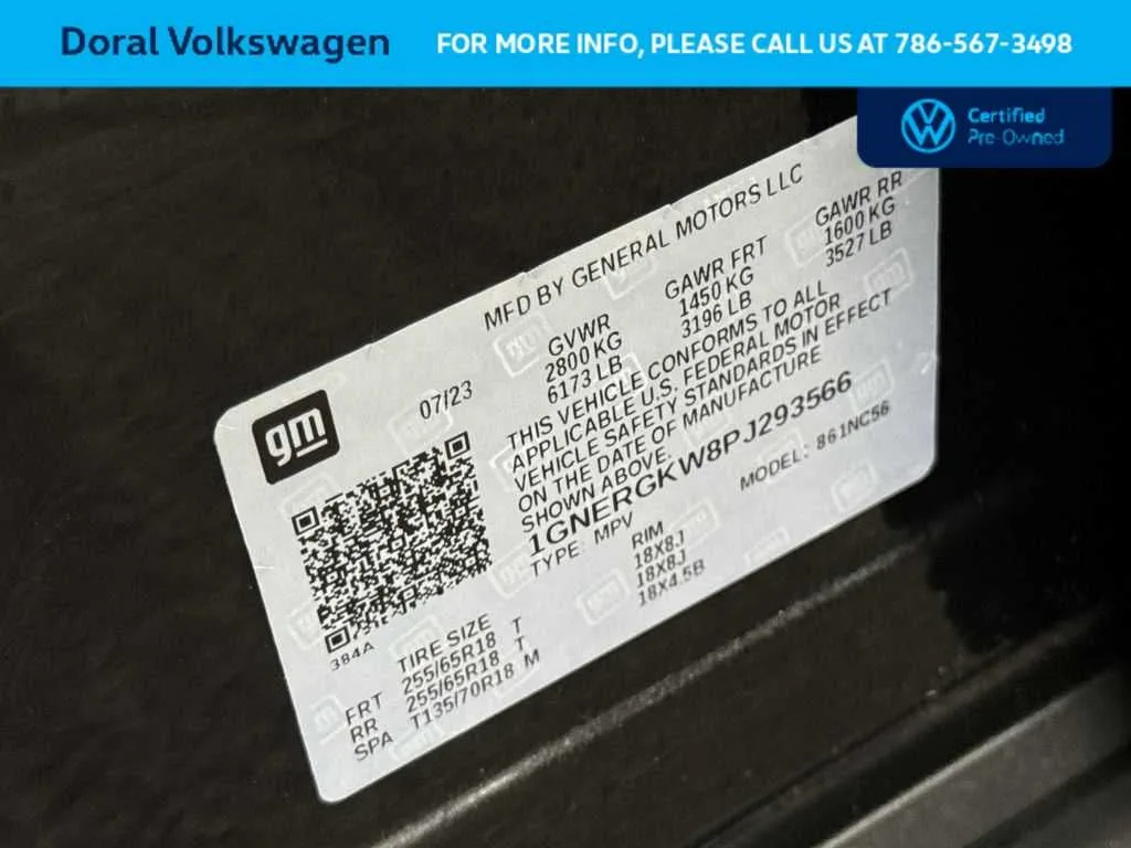 2023 Chevrolet Traverse LT Cloth photo 28