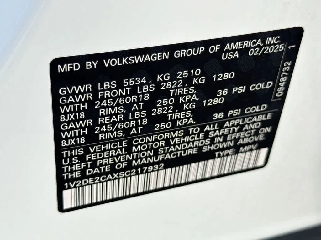 2025 Volkswagen Atlas Cross Sport 2.0T SE photo 29