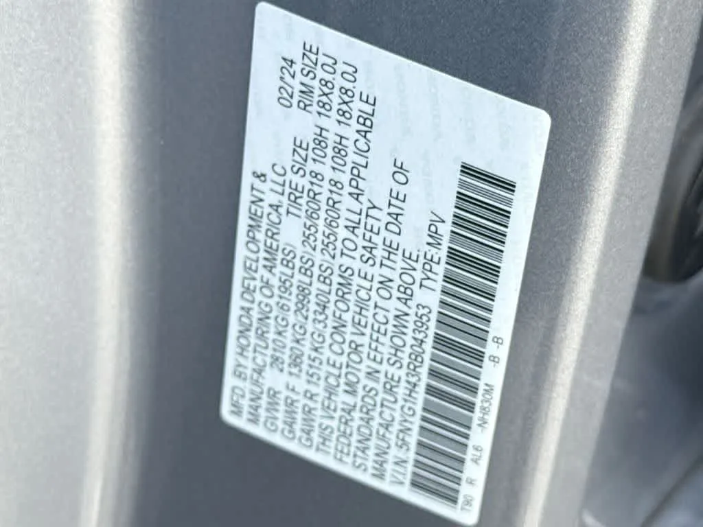 2024 Honda Pilot EX-L 8 Passenger photo 29