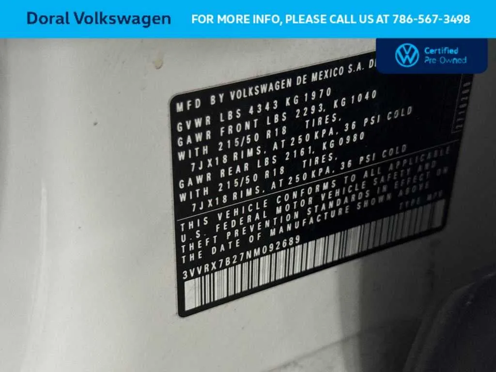 2022 Volkswagen Taos SE photo 29
