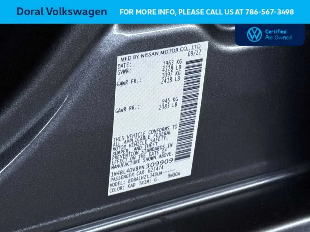2023 Nissan Altima 2.5 SV photo 29
