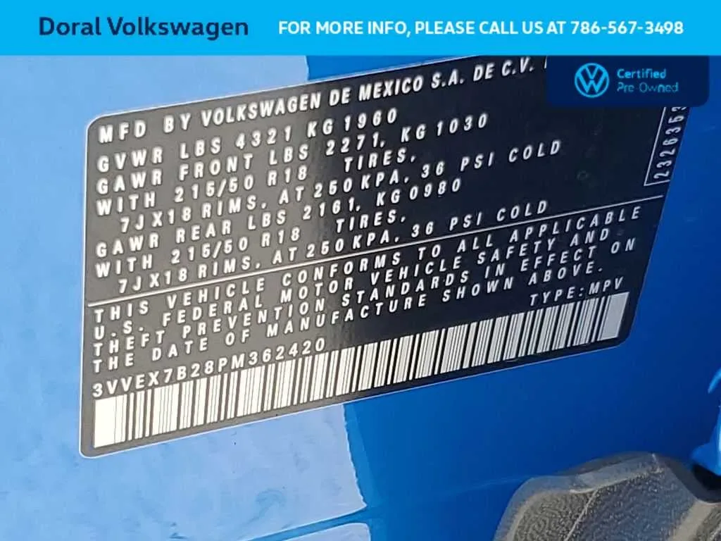 2023 Volkswagen Taos SE photo 34