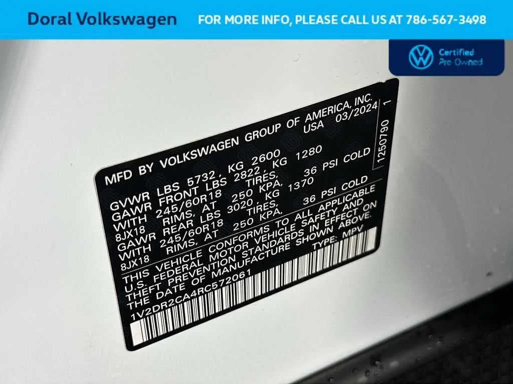 2024 Volkswagen Atlas 2.0T SE photo 29