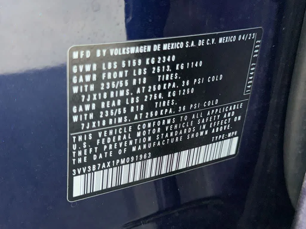 2023 Volkswagen Tiguan SE photo 29