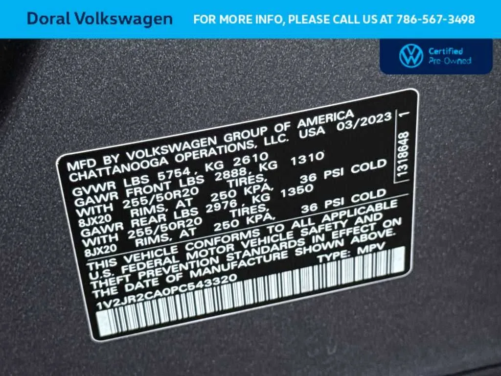 2023 Volkswagen Atlas 3.6L V6 SE w/Technology photo 29