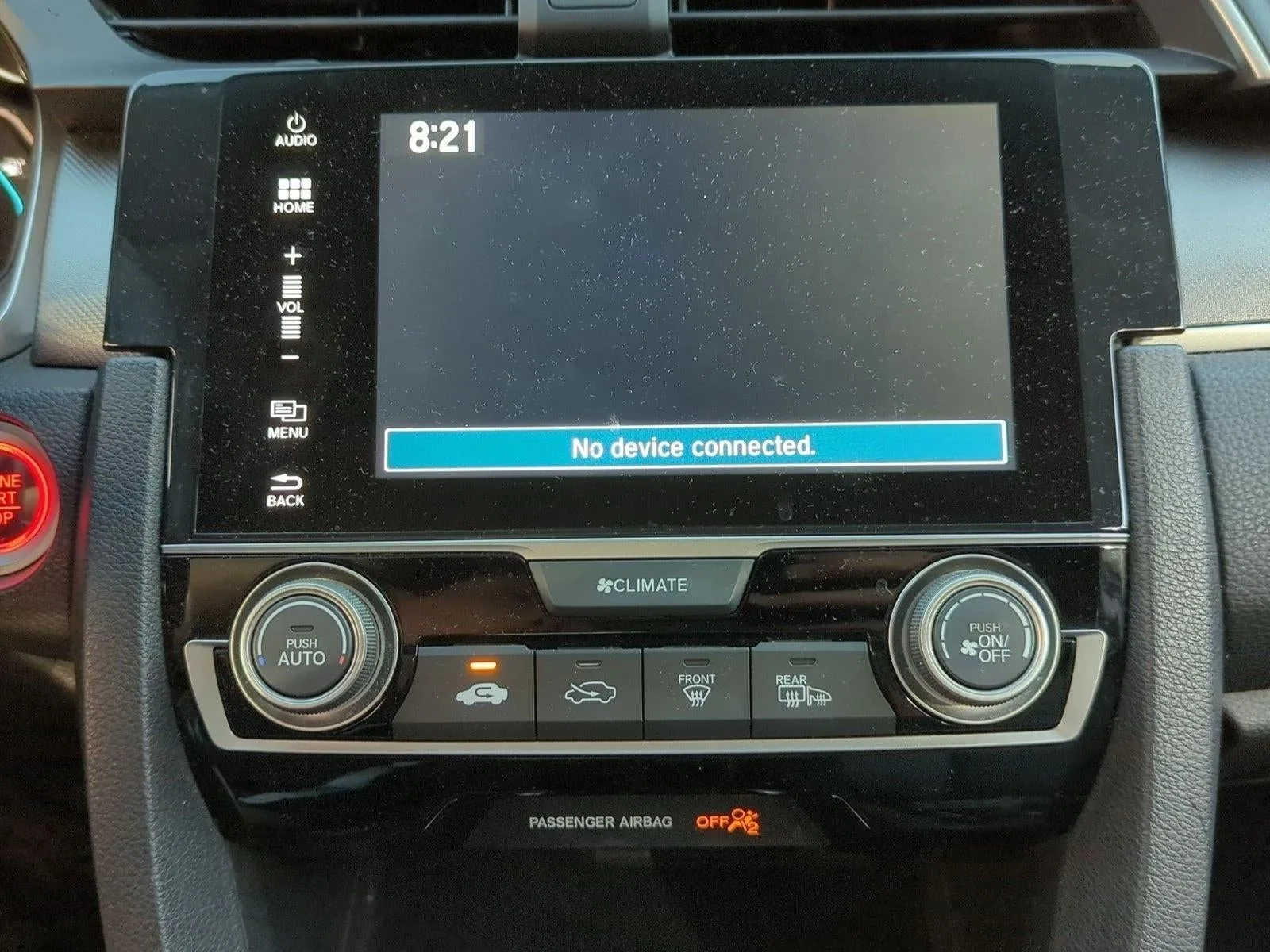 2016 Honda Civic Sedan EX CVT photo 8