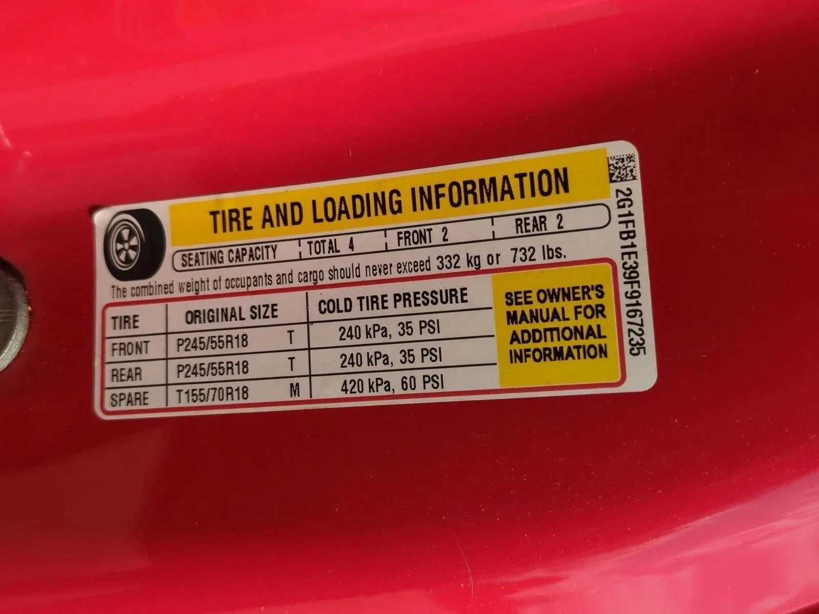 2015 Chevrolet Camaro 2dr Cpe LS w/2LS photo 14