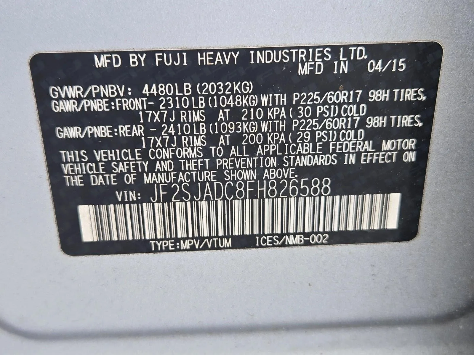 2015 Subaru Forester 2.5i Premium photo 11