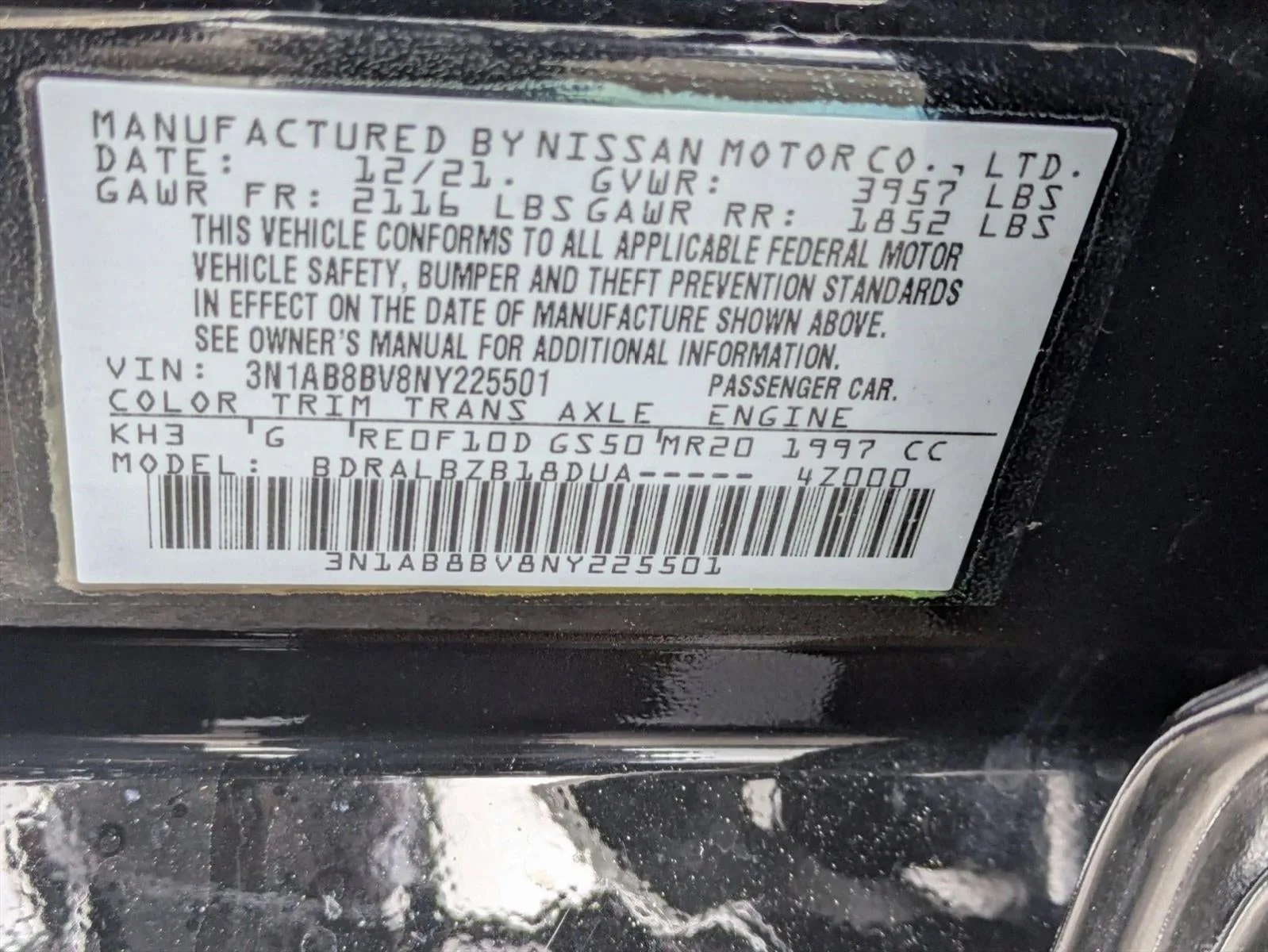 2022 Nissan Sentra S CVT photo 23