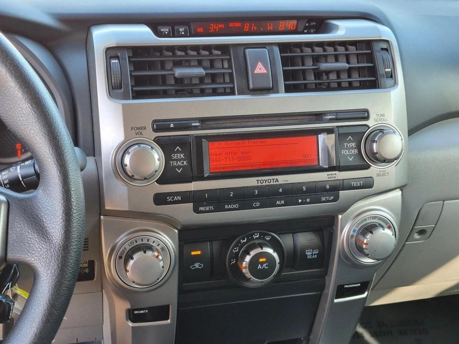 2012 Toyota 4Runner RWD 4dr V6 SR5 (Natl) photo 12