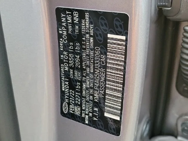 2022 Hyundai Elantra Limited photo 31