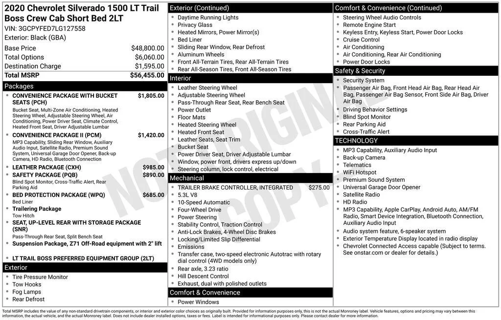 2020 Chevrolet Silverado 1500 LT Trail Boss photo 6