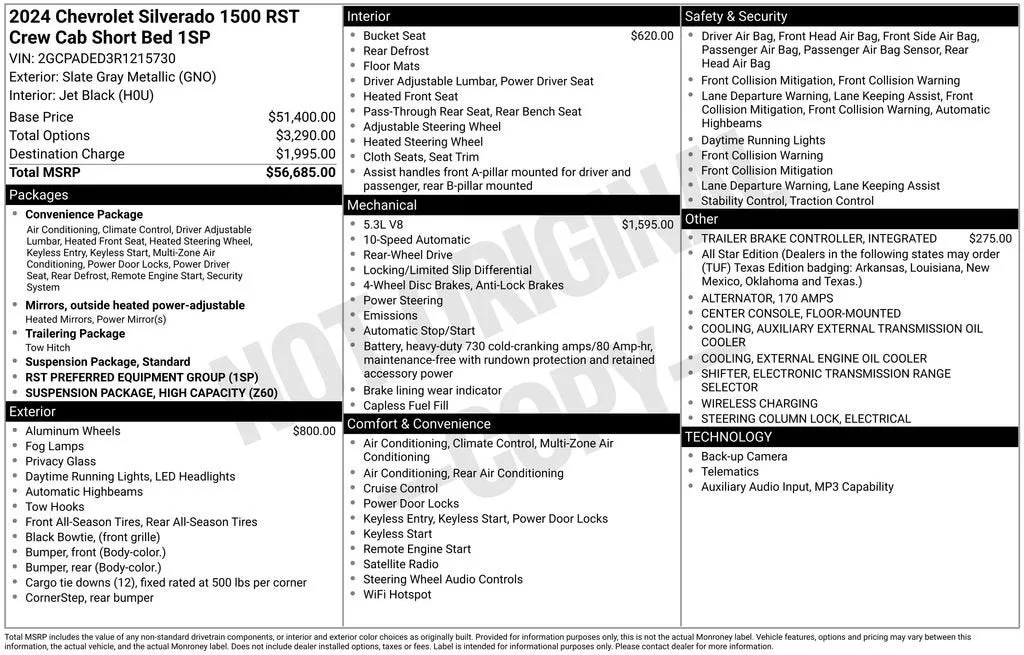 2024 Chevrolet Silverado 1500 RST photo 6