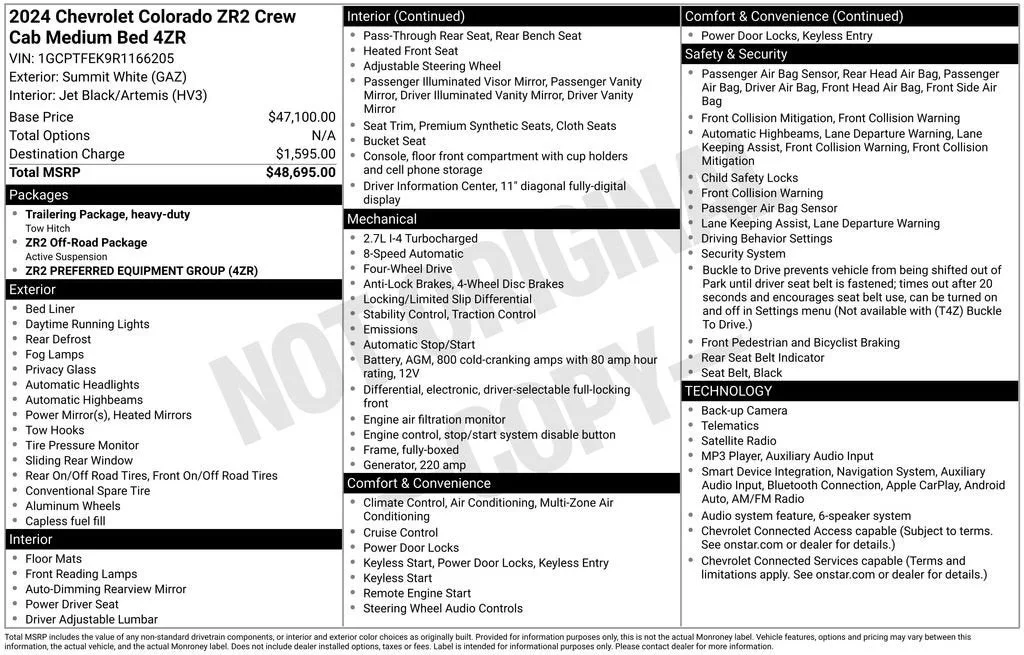 2024 Chevrolet Colorado ZR2 photo 6