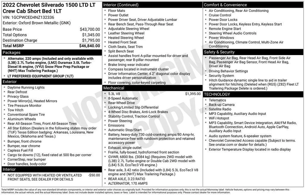 2022 Chevrolet Silverado 1500 LTD LT photo 6