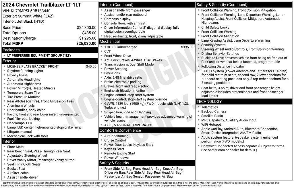 2024 Chevrolet Trailblazer LT photo 6