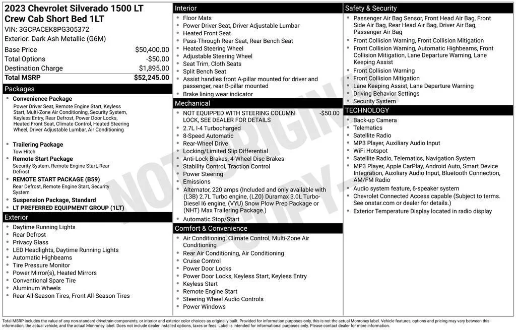 2023 Chevrolet Silverado 1500 LT photo 6