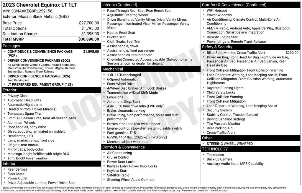 2023 Chevrolet Equinox LT photo 6