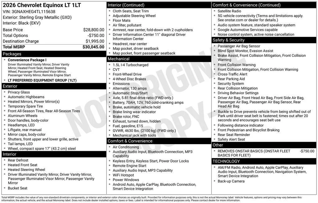 2026 Chevrolet Equinox LT photo 6