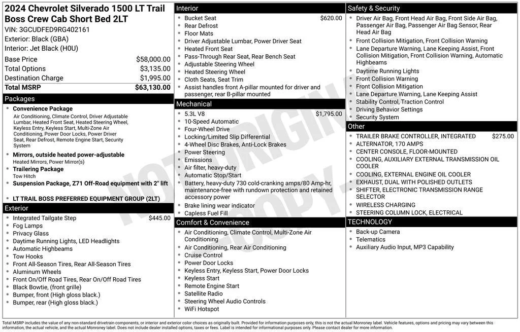 2024 Chevrolet Silverado 1500 LT Trail Boss photo 6