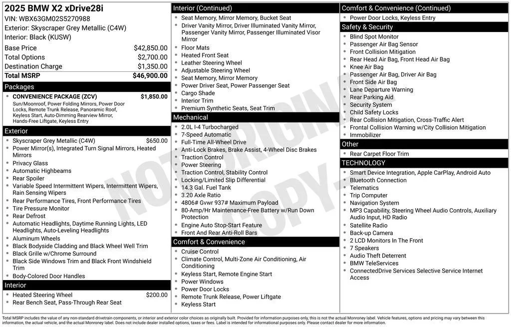 2025 BMW X2 xDrive28i photo 6