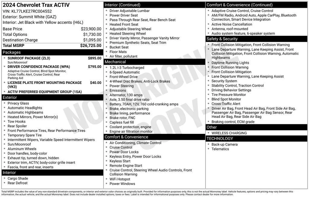 2024 Chevrolet Trax ACTIV photo 6