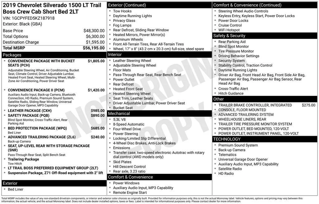 2019 Chevrolet Silverado 1500 LT Trail Boss photo 6