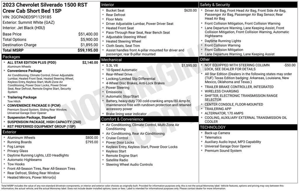 2023 Chevrolet Silverado 1500 RST photo 6
