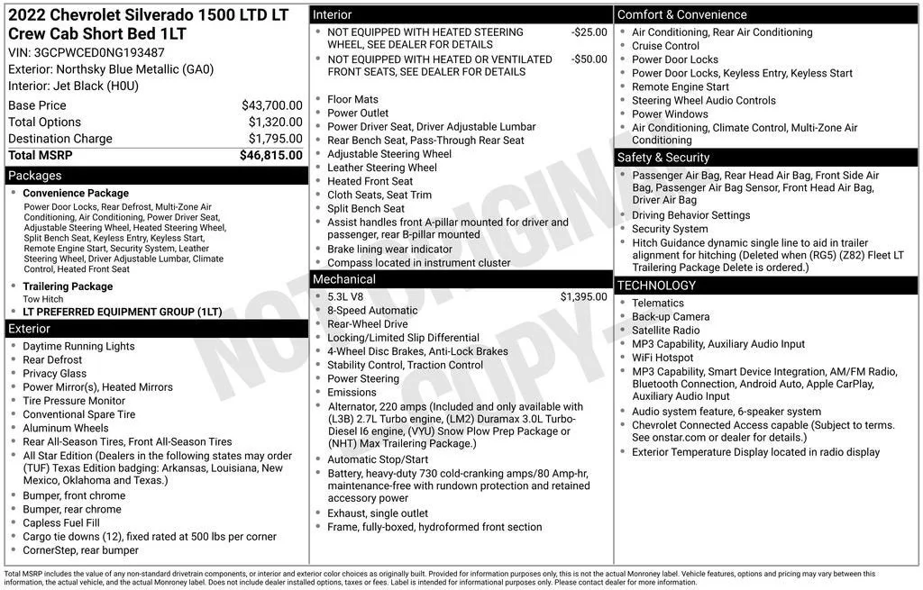 2022 Chevrolet Silverado 1500 LTD LT photo 6