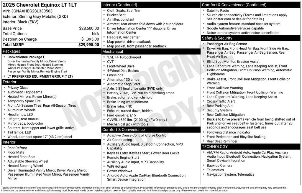 2025 Chevrolet Equinox LT photo 6
