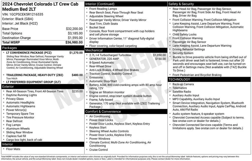 2024 Chevrolet Colorado LT photo 6