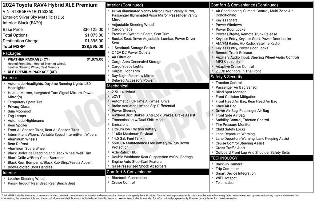 2024 Toyota RAV4 Hybrid XLE Premium photo 6