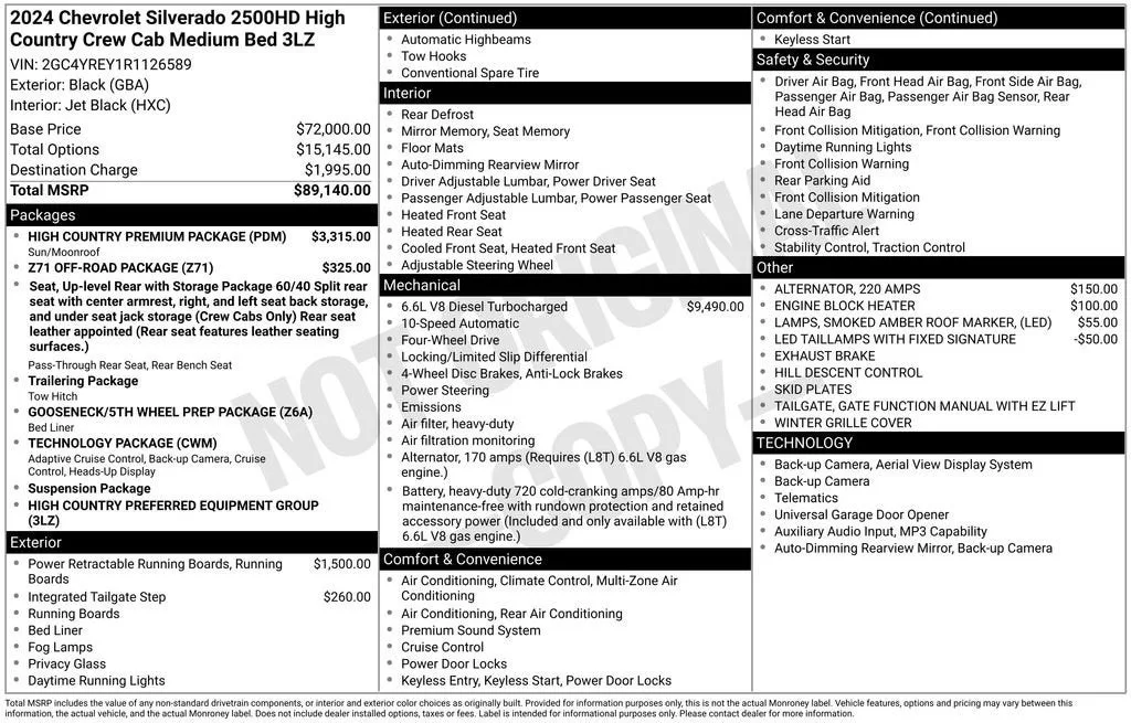 2024 Chevrolet Silverado 2500 HD High Country photo 6