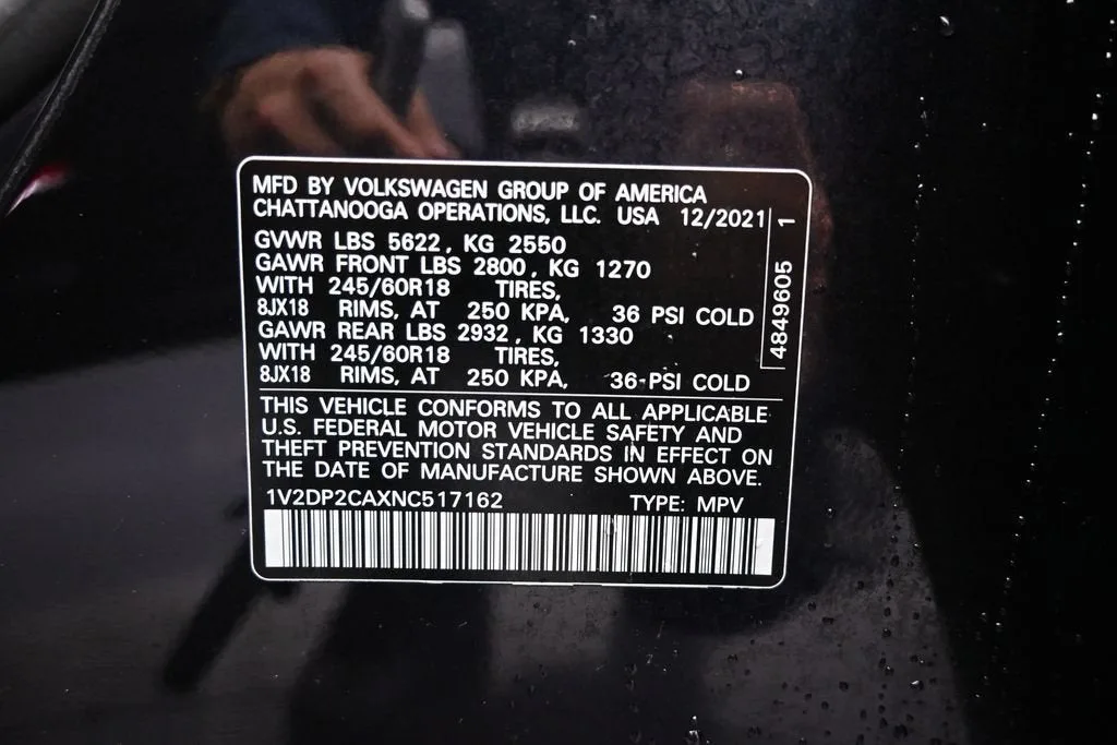 2022 Volkswagen Atlas 2.0T SE photo 9