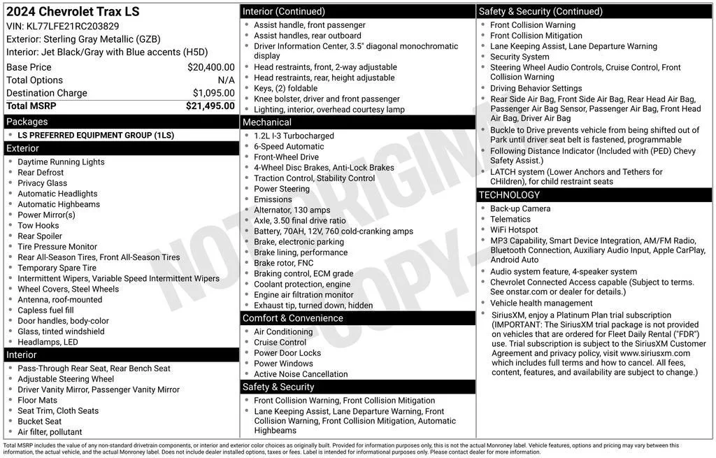 2024 Chevrolet Trax LS photo 6