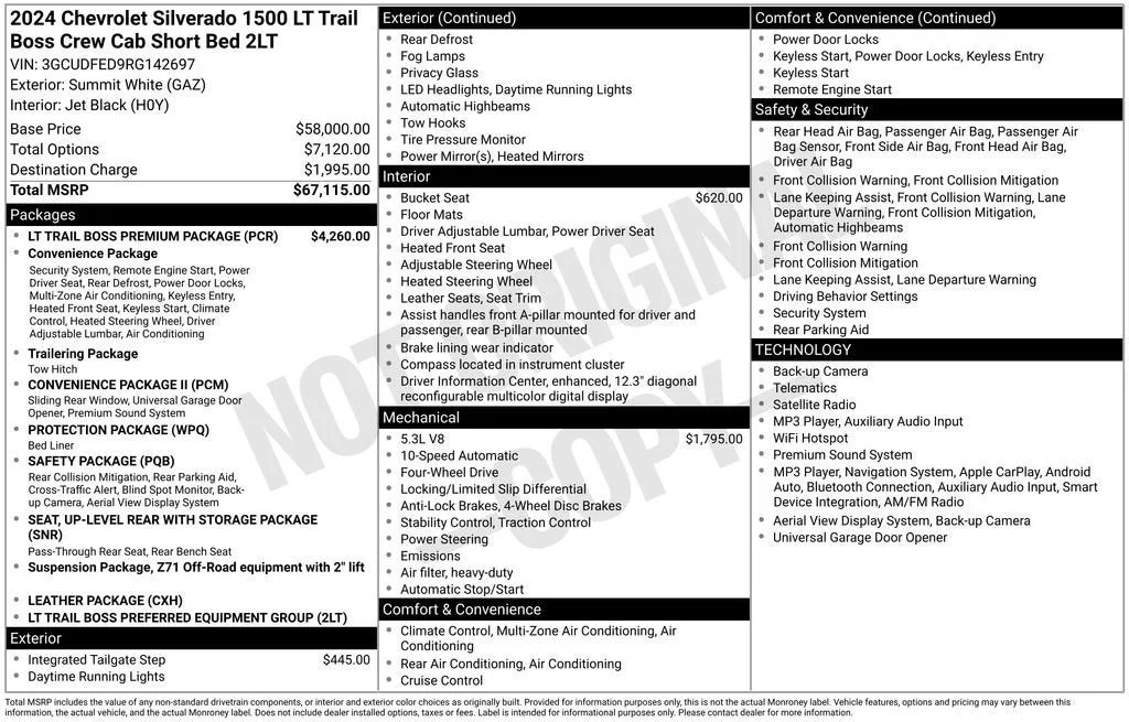 2024 Chevrolet Silverado 1500 LT Trail Boss photo 6
