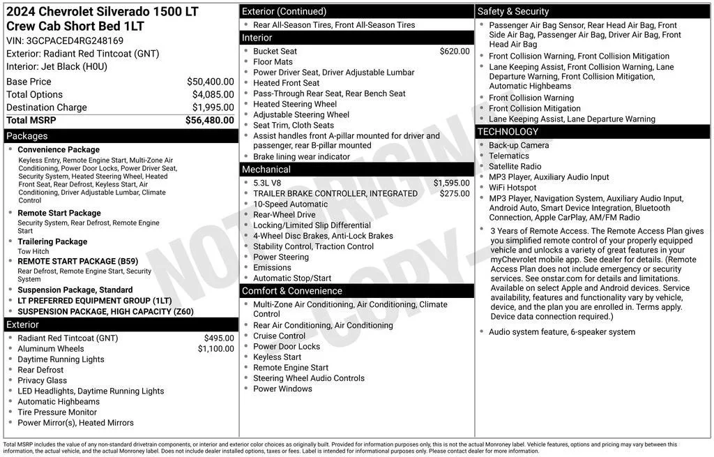 2024 Chevrolet Silverado 1500 LT photo 6
