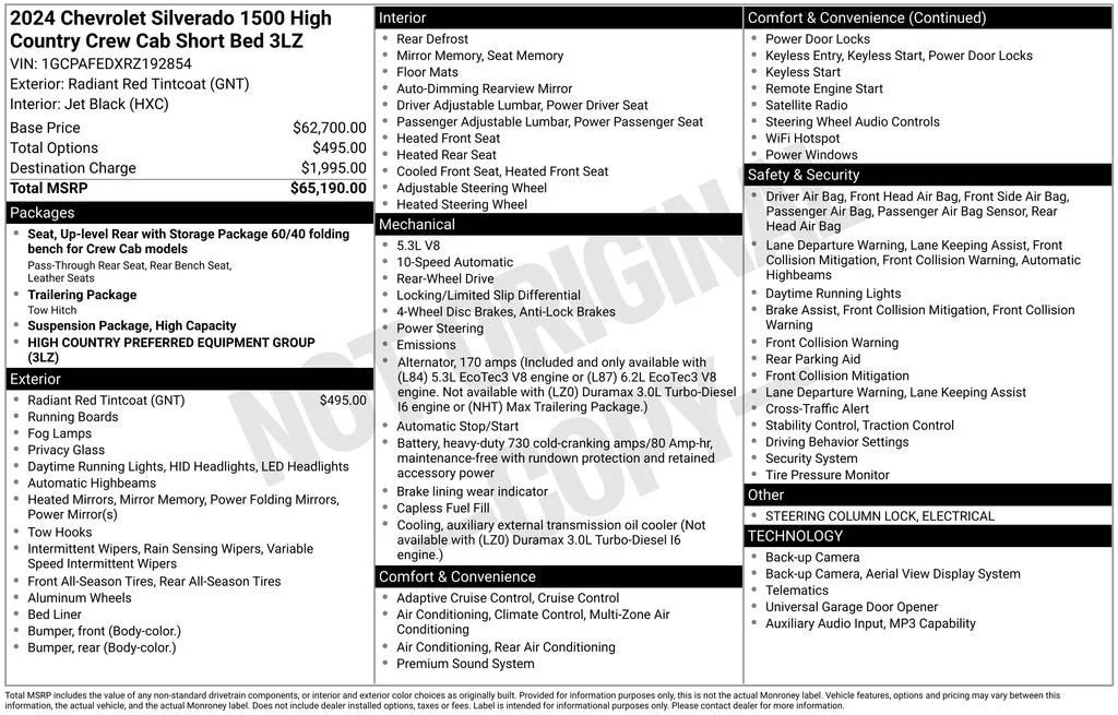 2024 Chevrolet Silverado 1500 High Country photo 6
