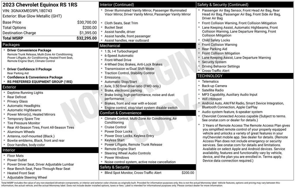 2023 Chevrolet Equinox RS photo 6