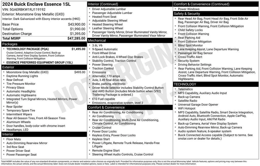 2024 Buick Enclave Essence photo 6