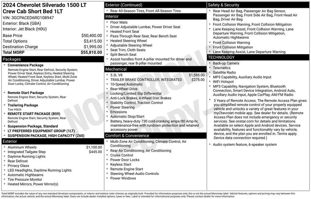 2024 Chevrolet Silverado 1500 LT photo 6