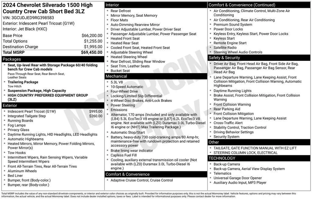 2024 Chevrolet Silverado 1500 High Country photo 2