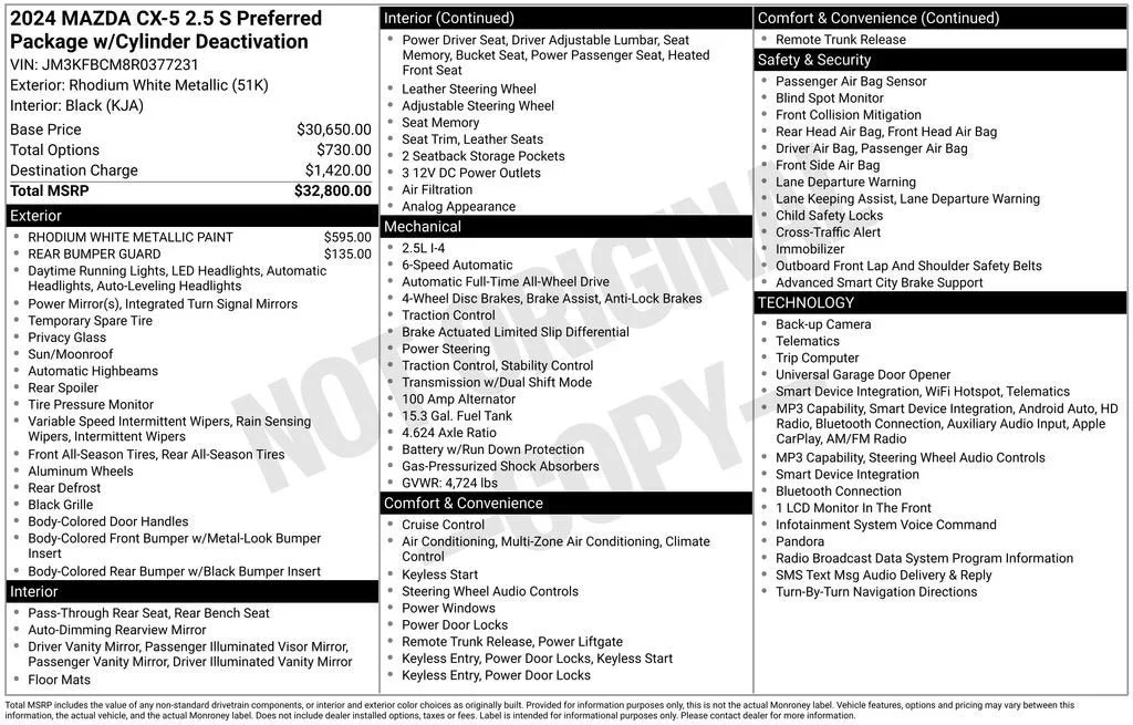 2024 Mazda CX-5 2.5 S Preferred photo 6