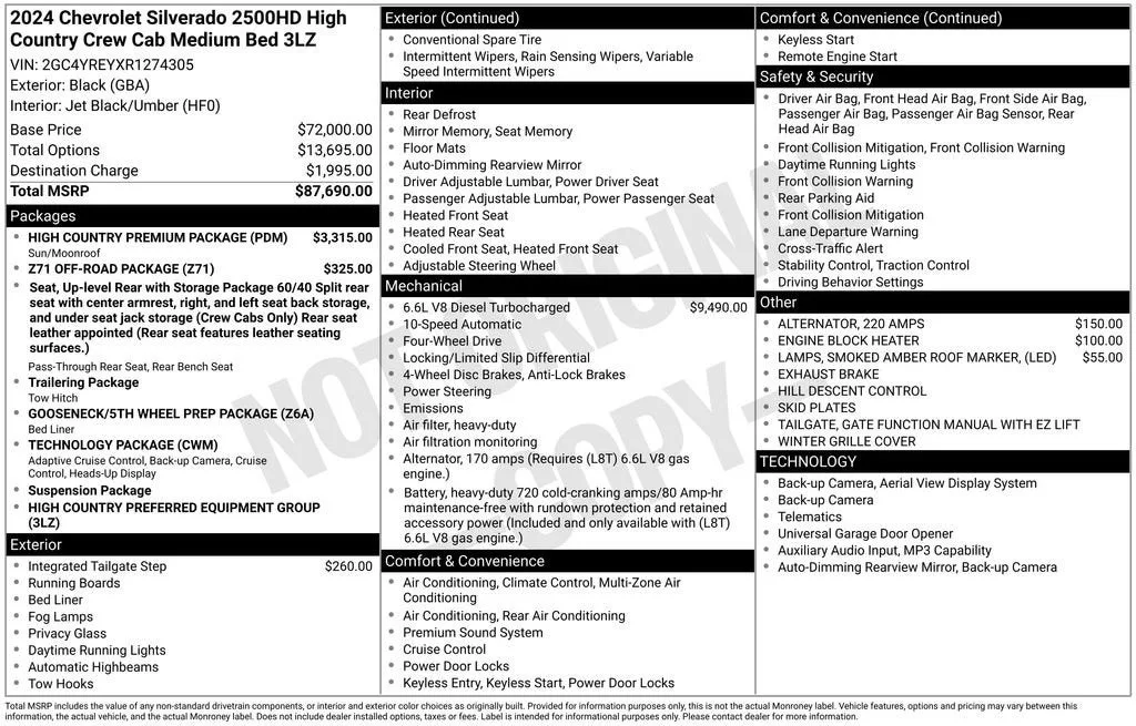 2024 Chevrolet Silverado 2500 HD High Country photo 6