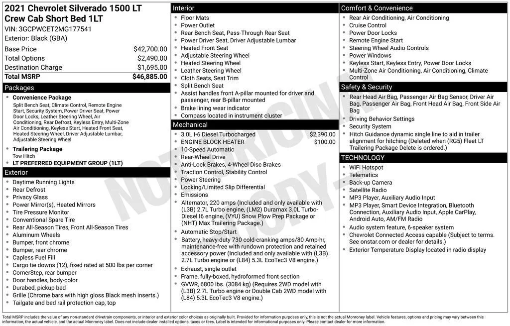 2021 Chevrolet Silverado 1500 LT photo 6