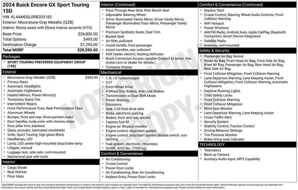 2024 Buick Encore GX Sport Touring photo 6