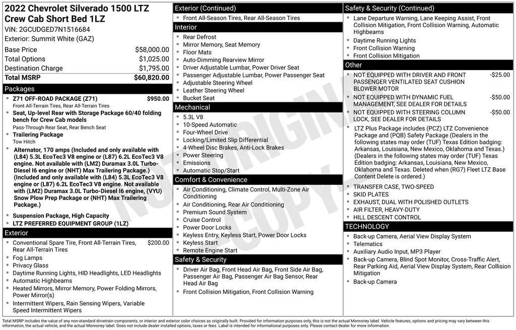 2022 Chevrolet Silverado 1500 LTZ photo 6