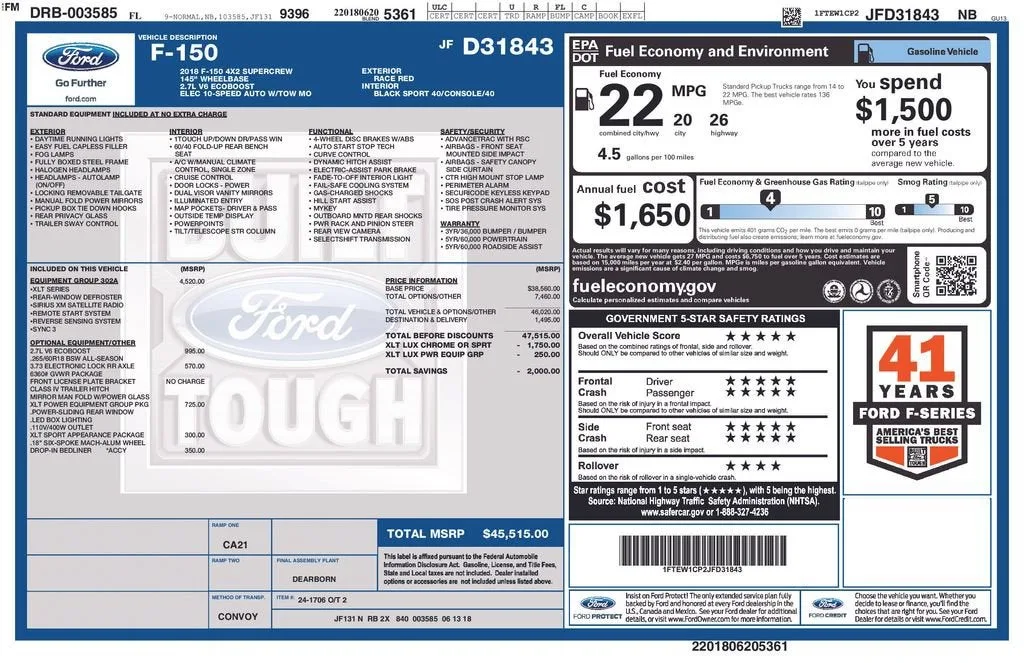 2018 Ford F-150 XLT photo 6